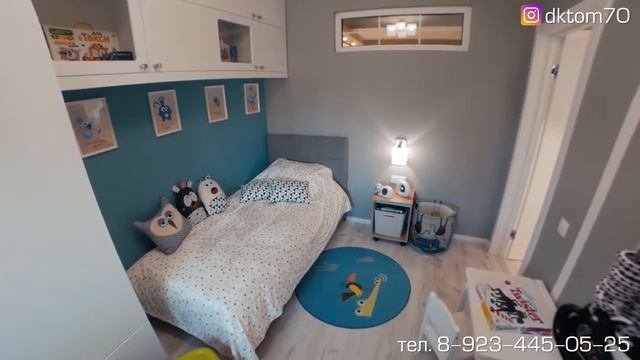 Реализований дизайн - проект квартиры в Томске смотреть онлайн