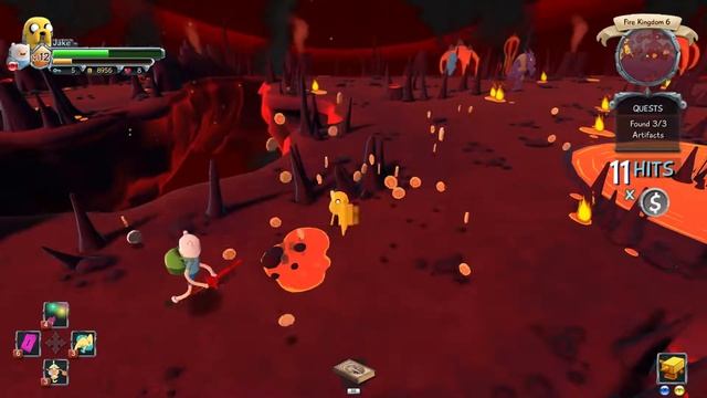 Adventure Time: Finn and Jake's Epic Quest. Fire Kingdom 3-6 смотреть онлайн