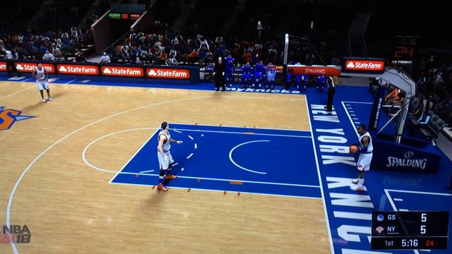 NBA 2K18: PS3 Warriors Vs Knicks - Realistic Gameplay CPU Sim Style смотреть онлайн