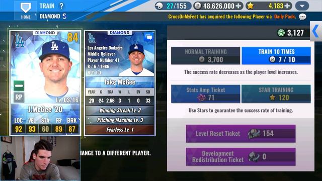 Upgrading And Training NEW Jake McGee and Julio Urias! - MLB 9 Innings 22 смотреть онлайн