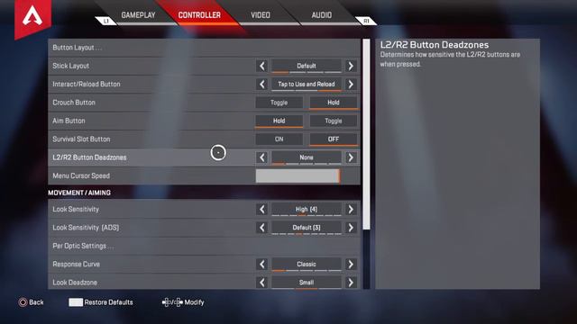 BEST APEX LEGENDS CONTROLLER SETTINGS in SEASON 9 смотреть онлайн