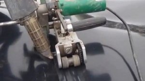 Сварка геомембраны