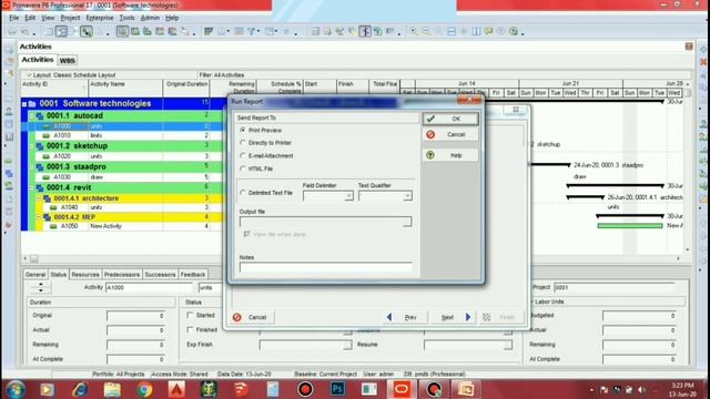 Report Setup and Generate in Primavera P6 Professional 17 | Tamil tutorials ||| T S T смотреть онлайн