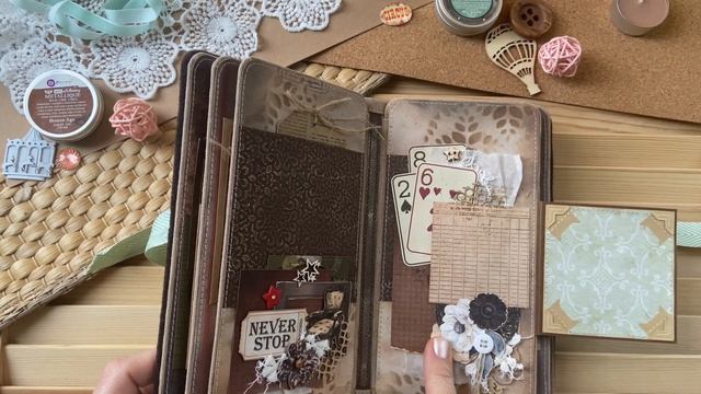 Самый УЗКИЙ альбом / подружила Tim Holtz и ScrapBerry’s / скрапбукинг смотреть онлайн