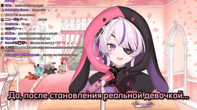 «Мари рассказывает про свою жизнь до Ниджисанджи» [Mari Marionette] [Nijisanji EN] rus sub смотреть онлайн