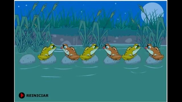 Лягушки на болоте / 6 Frogs / Www.allgames.cc