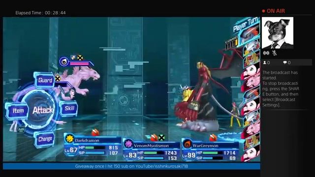 pervysage718's Live PS4 Digimon Rino Challenge 3 attempt 2 grind смотреть онлайн