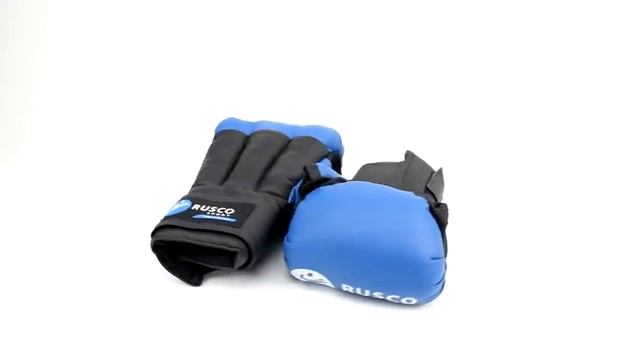 Перчатки для рукопашного боя Rusco синие смотреть онлайн