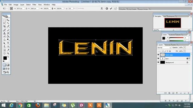 how to make the gold text effect using photoshop смотреть онлайн