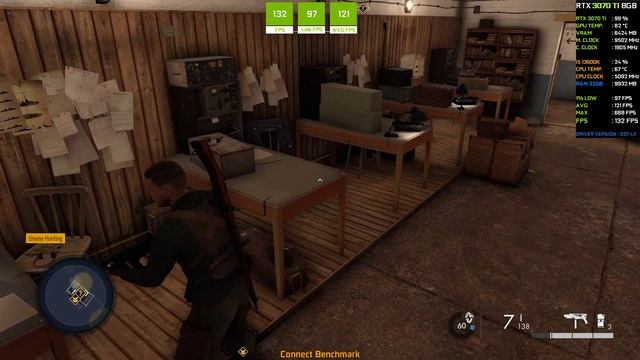 Sniper Elite 5 FPS Test RTX 3070 Ti With i5 13600K MAX Settings - 1440p смотреть онлайн