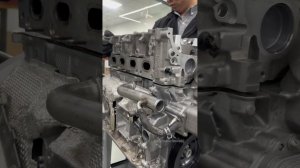 Mercedes benz  M264 engine assembly full process