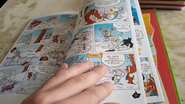 Обзор коллекция моих комиксов Том и Джерри 17 + книги комиксы смотреть онлайн