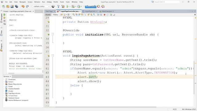 65 - make login page using scene builder and controller file part 2 смотреть онлайн