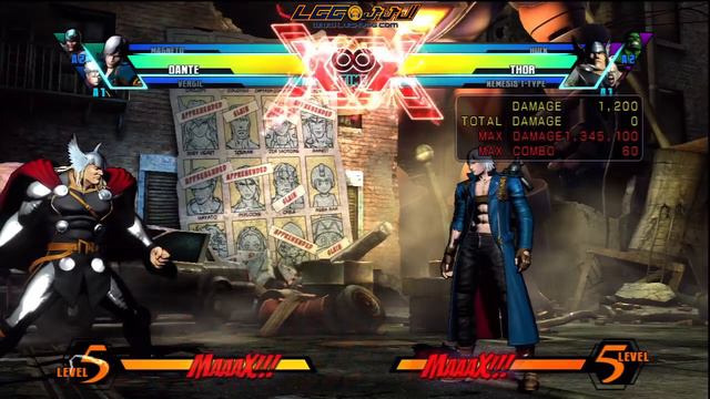 Ultimate Marvel vs Capcom 3 High Damage Short Combo Video by LGG смотреть онлайн