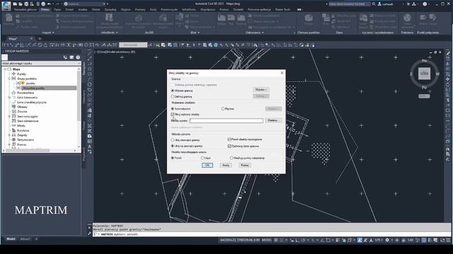 031 Autocad Civil 3D - MAPTRIM - docinanie mapy смотреть онлайн