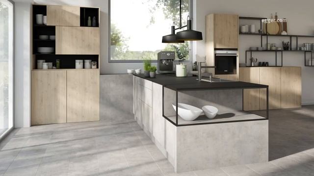 Единство в интерьере с помощью декоров Эггер