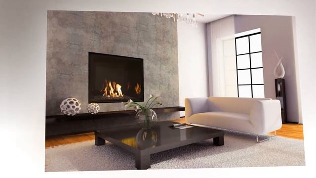 Камин в интерьере гостиной смотреть онлайн