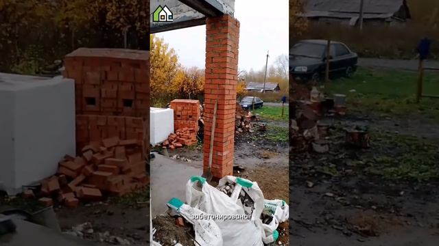 Продолжается строительство большого дома в с.Чернолесовкий ?? смотреть онлайн