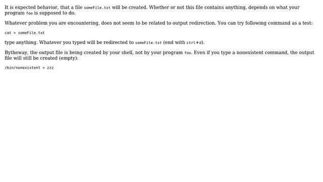 Unix & Linux: Redirect output of a program to a file fails (3 Solutions!!) смотреть онлайн