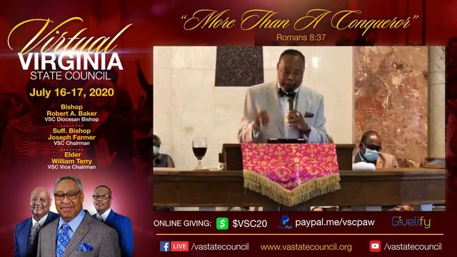 Virtual Virginia State Council, July 2020, featuring Bishop Carl A. Turner, Sr смотреть онлайн
