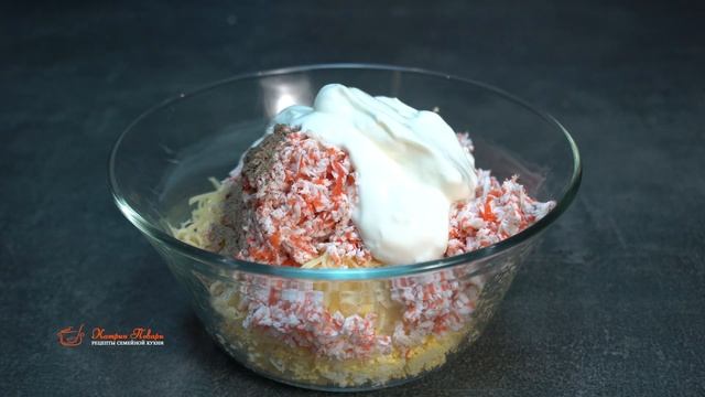 Улетная ЗАКУСКА из простых продуктов! Крабовые шарики на Новый год! смотреть онлайн