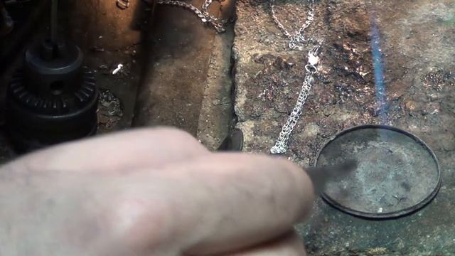пайка звена серебряной цепочки смотреть онлайн