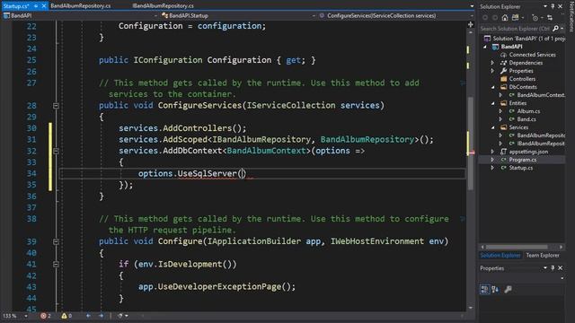 RESTful API with ASP.NET Core 3.0 - 18/50 - Adding Connection String смотреть онлайн