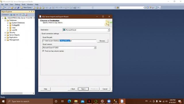 Export Database (Sql Server, SQLite) смотреть онлайн