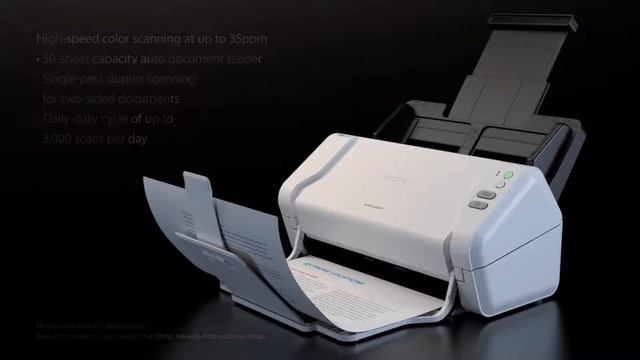 Brother ADS-2200 | Scan màu 2 mặt tốc độ cao смотреть онлайн