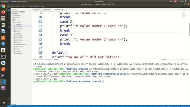 switch case in c with simple example Part #11 смотреть онлайн