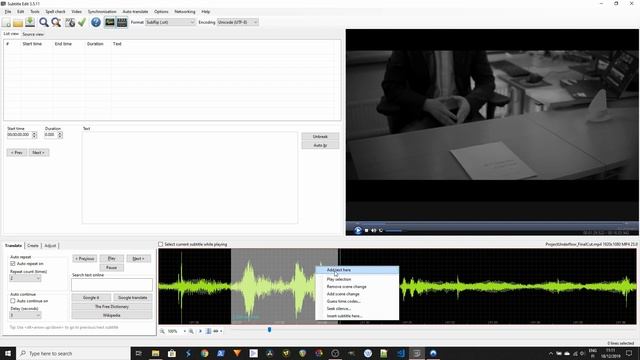 Adding subtitles to your videos: SUBTITLE EDIT смотреть онлайн