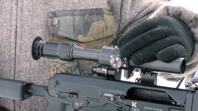 Карабин Тигр с прицелом НПЗ ПО4х24