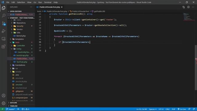 #31 Symfony 5 - Test fonctionnel des routes publiques смотреть онлайн