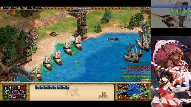 Age of Empires II HD - Battles of the Forgotten 919: Langshan Jiang (Hard) in 1:09:31 смотреть онлайн