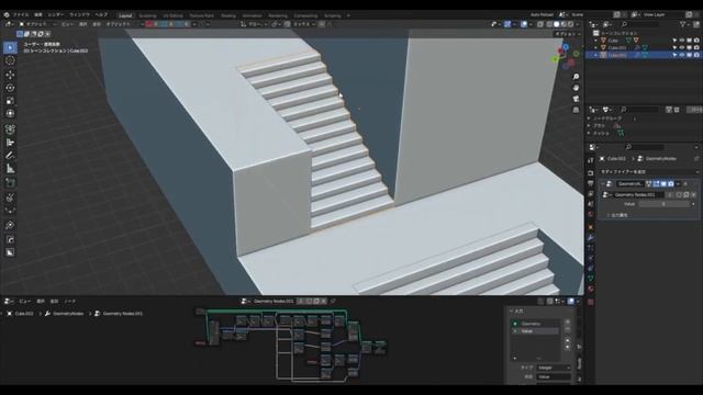 Blender Stair Geometry Node available for free! смотреть онлайн