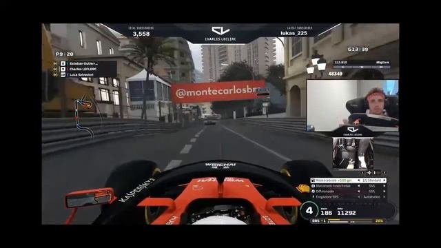 CHARLES LECLERC F1 VIRTUAL MONACO GRAND PRIX LIVE! #VIRTUALGP смотреть онлайн