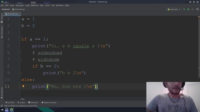 [Lezioni Python] 02 - Variabili e Operatori Condizionali смотреть онлайн