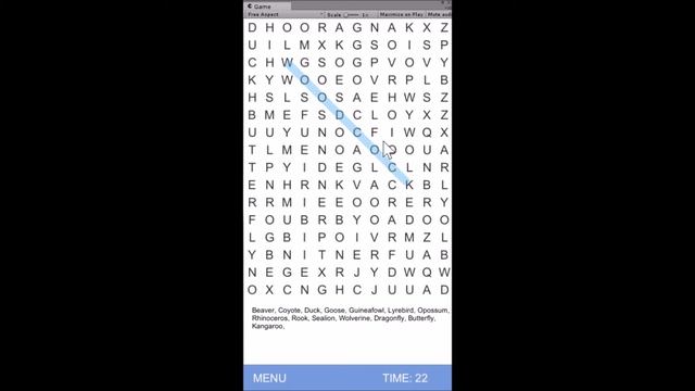 WORD SEARCH: Unity Asset Store Game Template смотреть онлайн
