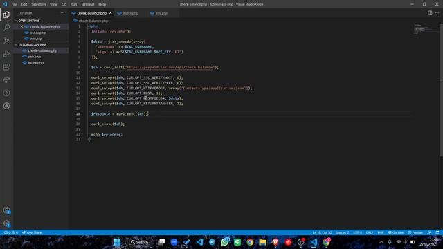 PHP Check Balance & Price list - Tutorial API IAK смотреть онлайн