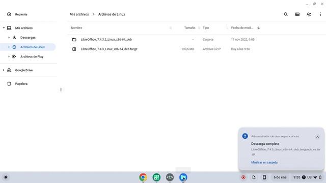 Cómo instalar LibreOffice en la Chromebook en idioma Español en 2023 смотреть онлайн