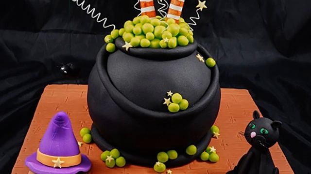 Сладкие подарки на Хэллоуин: торты, пряники, печенье! смотреть онлайн