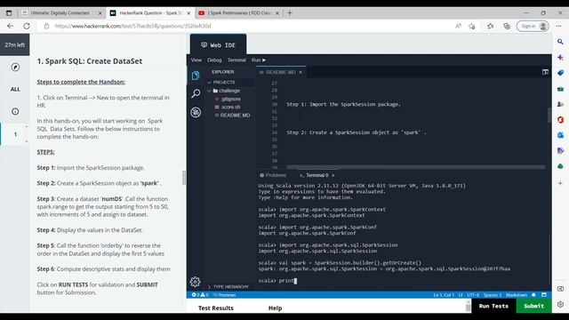 | Spark SQL | Create Datasets | Frescoplay | HandsOn | Hackerank | смотреть онлайн