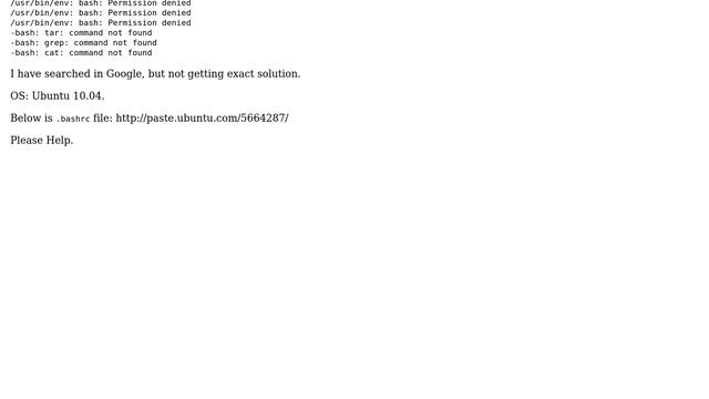 /usr/bin/env: bash: Permission denied (2 Solutions!!) смотреть онлайн