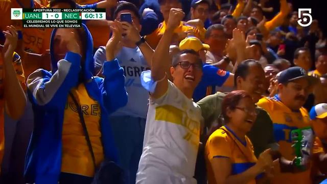 Gol de André-Pierre Gignac | Tigres 1-0 Necaxa | Liga BBVA MX - Apertura 2022 - Reclasificación смотреть онлайн