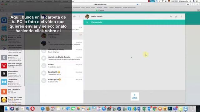 ?? Cómo ENVIAR FOTOS y VIDEOS por WhatsApp Web PC смотреть онлайн