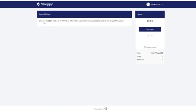 Roblox Shoppy! (CHEAP Methods and Accounts) [Read Description] смотреть онлайн