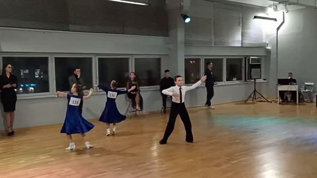 Соревнования "Новогодний Силуэт" 19.12.21 Н-6 Маша и Катя. Стандарт смотреть онлайн