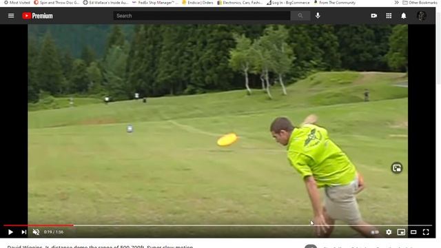 David Wiggins Jr Video Study-Gravity Spin and Disc Pivot AWESOMENESS смотреть онлайн