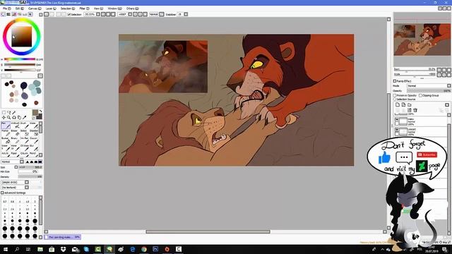 *SPEEDPAINT* Long live the king - The lion king *disney remake challenge* смотреть онлайн
