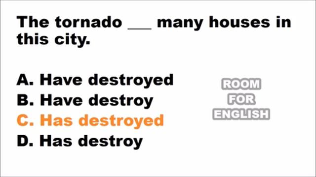 Present Perfect Tense Test 2 - Present Perfect Tense Quiz смотреть онлайн